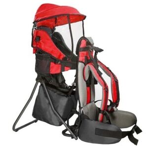 ClevrPlus Hiking Child Carrier Backpack Cross Country Red